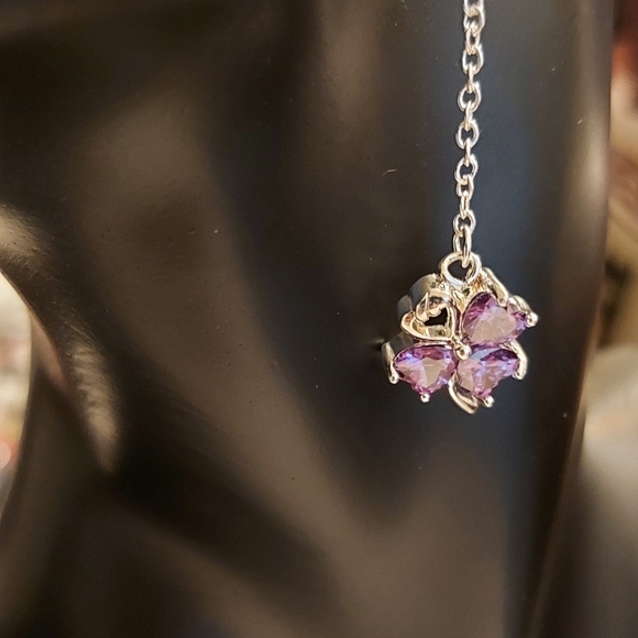 Gorgeous sterling silver drop earrings - Picture 2 of 8